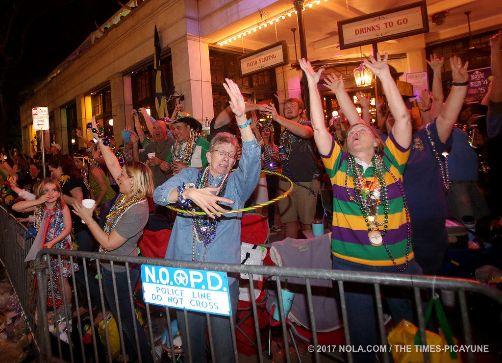 Our favorite photos from Friday's Mardi Gras fun